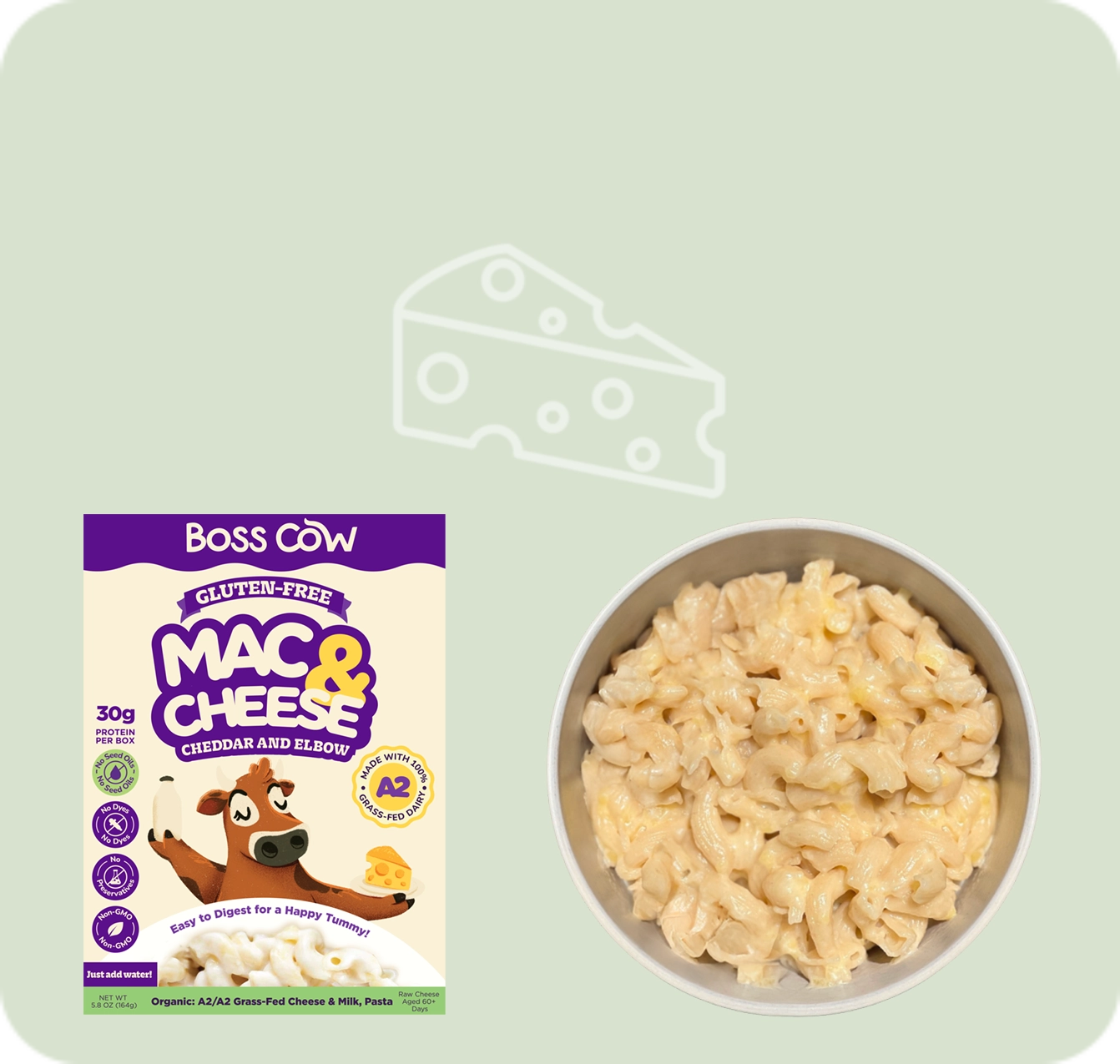  Try our delicious and clean instant A2/A2 Mac & Cheese - Easy on digestion!